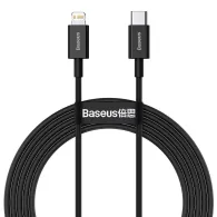 Cablu alimentare si date baseus superior fast charging data cable pt. smartphone usb type-c la lightning iphone pd 20w 2m neg