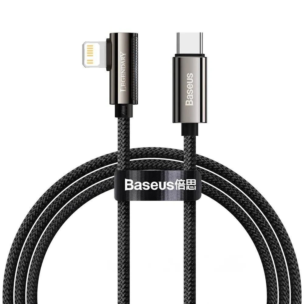 Cablu alimentare si date baseus legend elbow fast charging data cable pt. smartphone usb type-c la lightning iphone pd 20w br