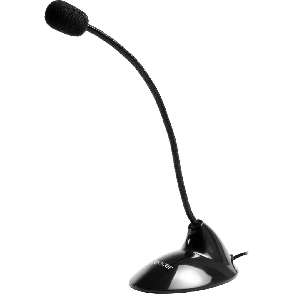 Microfon  spacer suport tip picior conector jack 3.5 mm negru sp-mic100 (include tv 0.03 lei) Spacer - 1