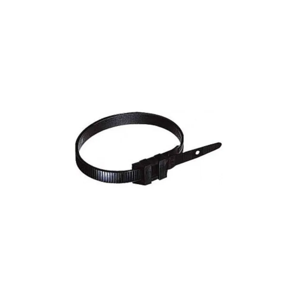 Brida plastic 125 x 720 black (50buc) - elematic 5339