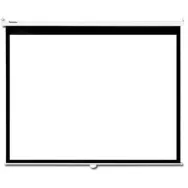 Manual 84 projection screen 4:3 matte white steel square casing with speed control wall mount ds-3084pwc Optoma - 1