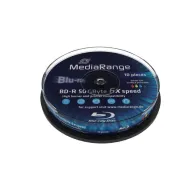 Mediarange  bd-r dl 50gb 6x cake10 printable mr509