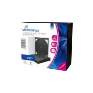 Mediarange cd jewelcase for 2 discs 10.4mm bk tray 5 pack box31-2