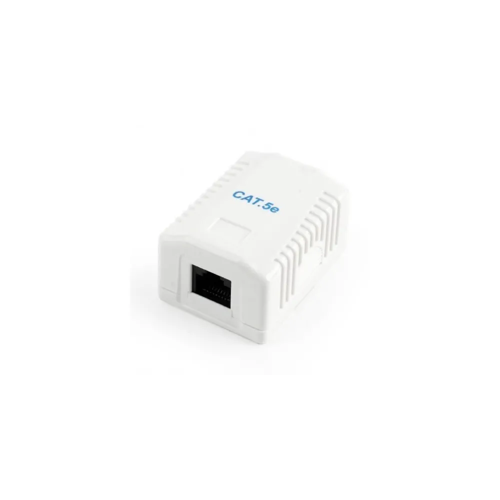 Priza retea Gembird, 1x RJ45, UTP, CAT5e, White Gembird - 1
