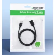 Cablu Ugreen US129, USB 3.0 male - USB 3.0 female, 5m, negru