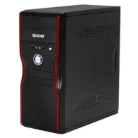 Case miditower atx 500w/mercury black spacer