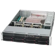 Server chassis 2u 700w sas bk/cse-825tq-r700lpb su