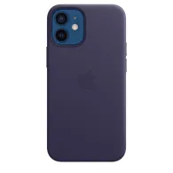 Mobile cover leather magsafe/deep violet 12mini mj