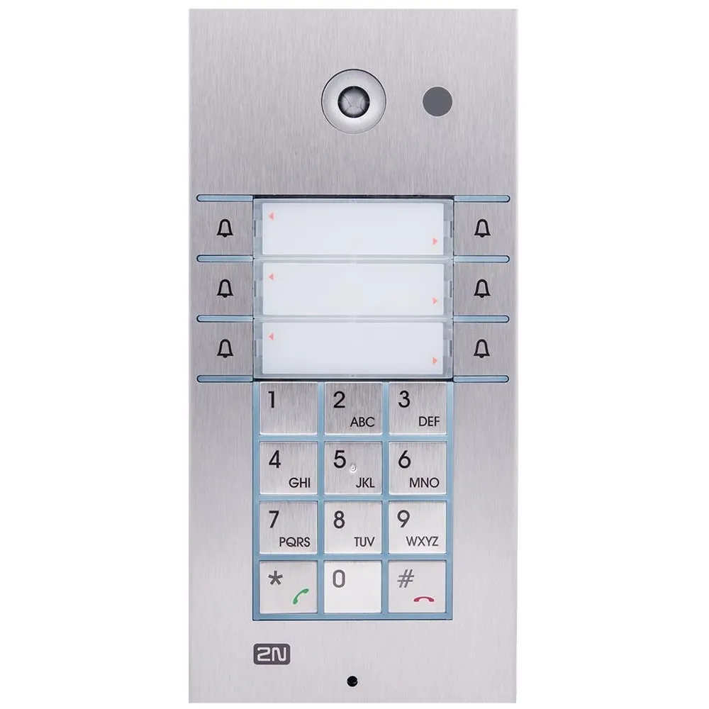 Entry panel main unit ip vario/3x2 w/ key cam 9137