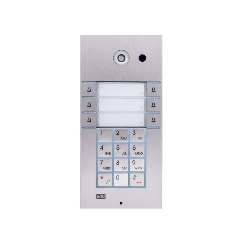 Entry panel helios ip vario/3x2button w/key 913716