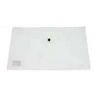 Mapa documente Noki, A4, inchidere cu capsa, plastic, transparent