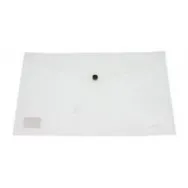 Mapa documente Noki, A4, inchidere cu capsa, plastic, transparent