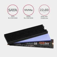 Cooler pasiv clr-m2l6 pentru m.2 ssd suport ssd 80