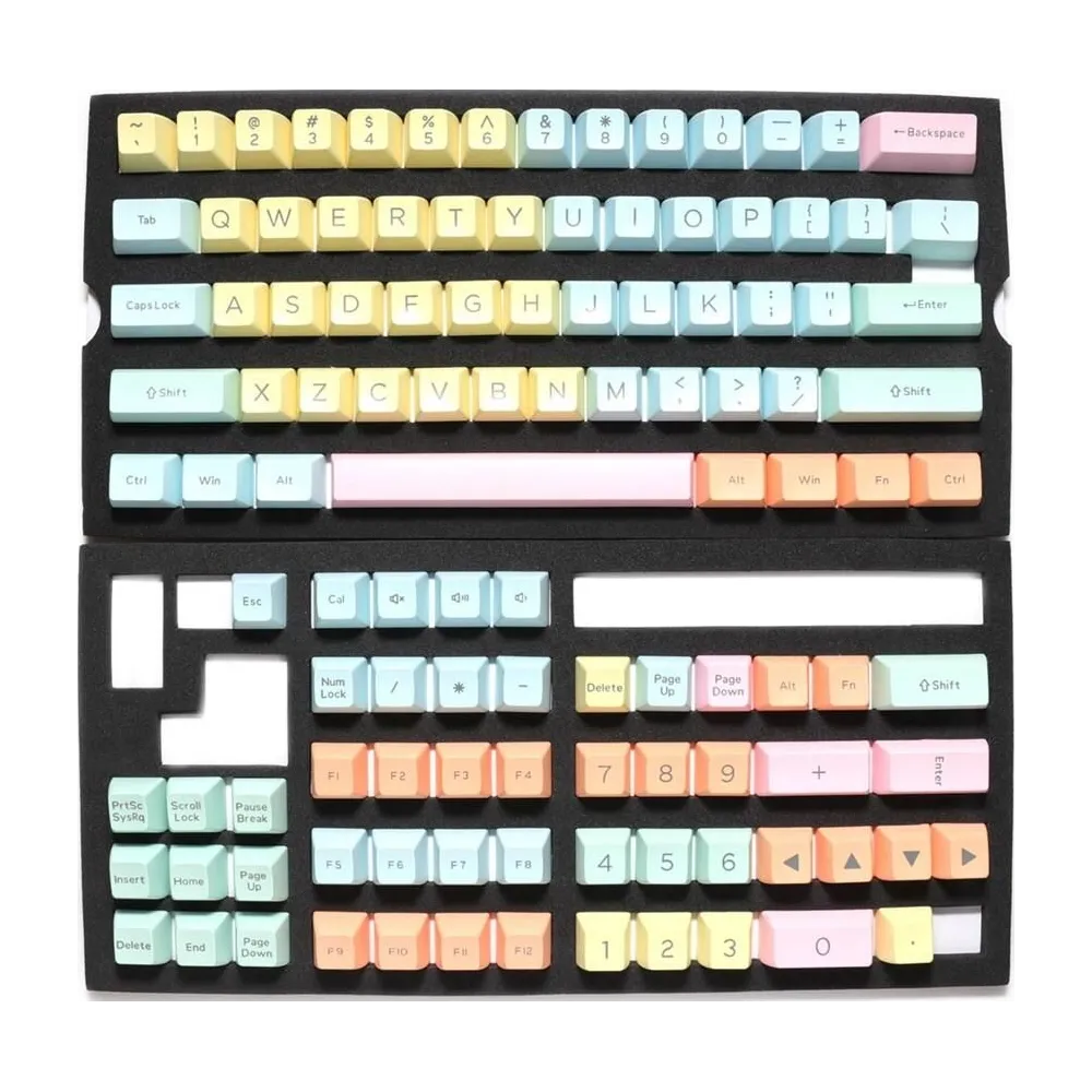 Taste ducky abs double-shot keycap mod kit cotton