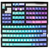 Taste ducky abs double-shot keycap mod kit azure
