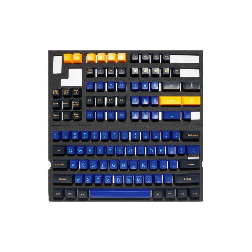 Taste ducky abs double-shot keycap mod kit aftergl