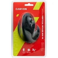 Canyon mw-16 wireless vertical mouse usb2.4ghz optical technology 6 number