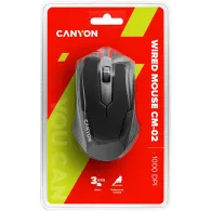 Canyon cm-02 wired optical mouse with 3 buttons dpi 1000