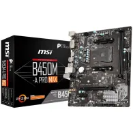 Msi main board desktop b450m-a pro max (b450 sam4 2xddr4
