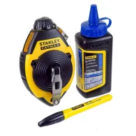 Stanley 0-47-681 Set sfoara de trasat Fatmax 30m creta albastra si marker negru Stanley - 1