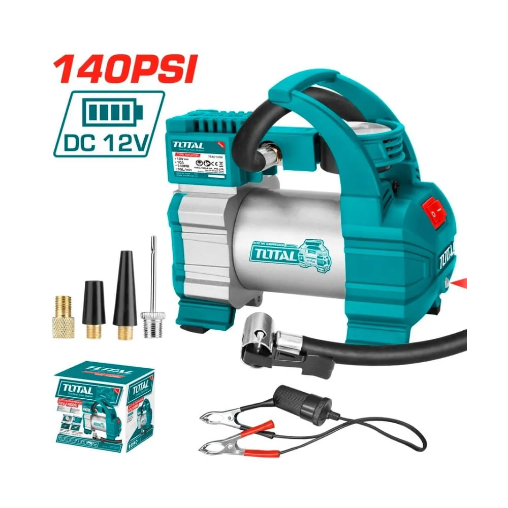 Total - compresor auto 12v 10bar