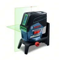 Bosch GCL 2-50 CG + RM 2 + BM 3 (solo) Nivela laser verde cu linii (20 m) cu Bluetooth + Suport professional + Clema pentru tava