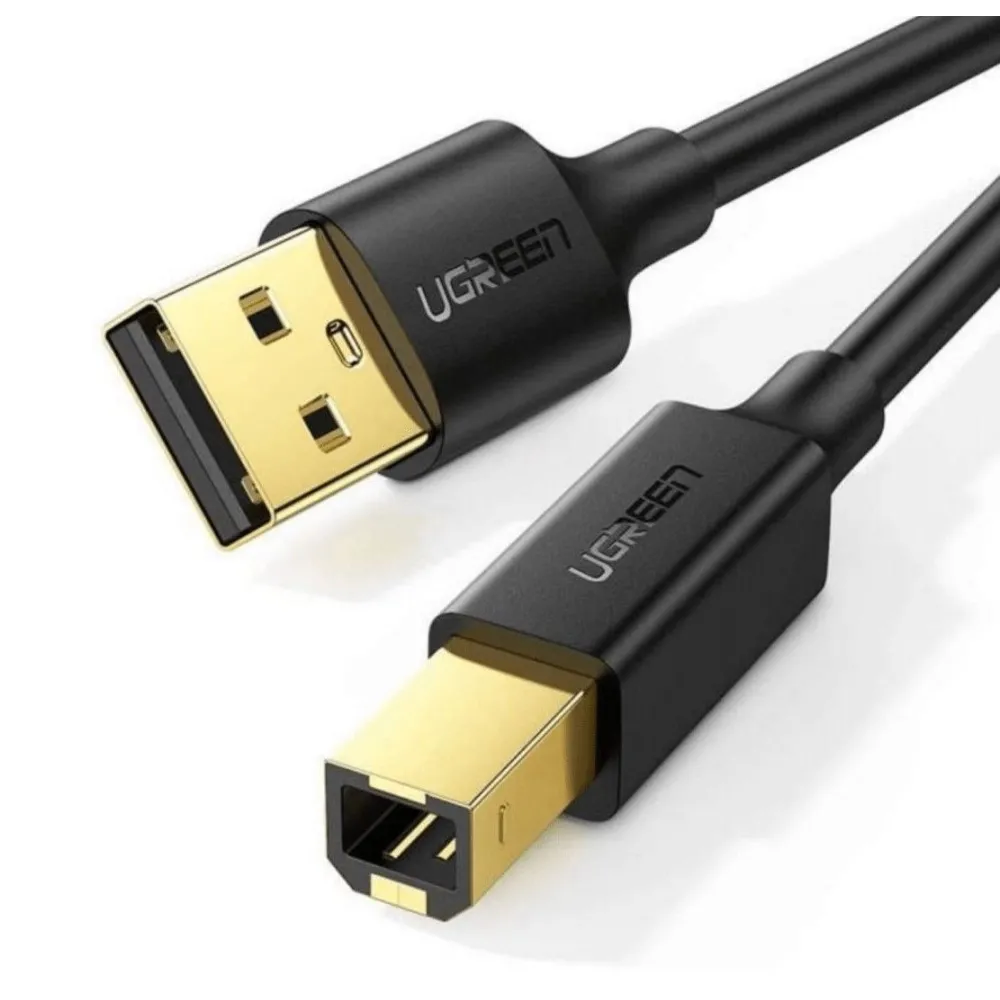 Ugreen 20847 cabluri USB 2 m USB 2.0 USB A USB B Negru