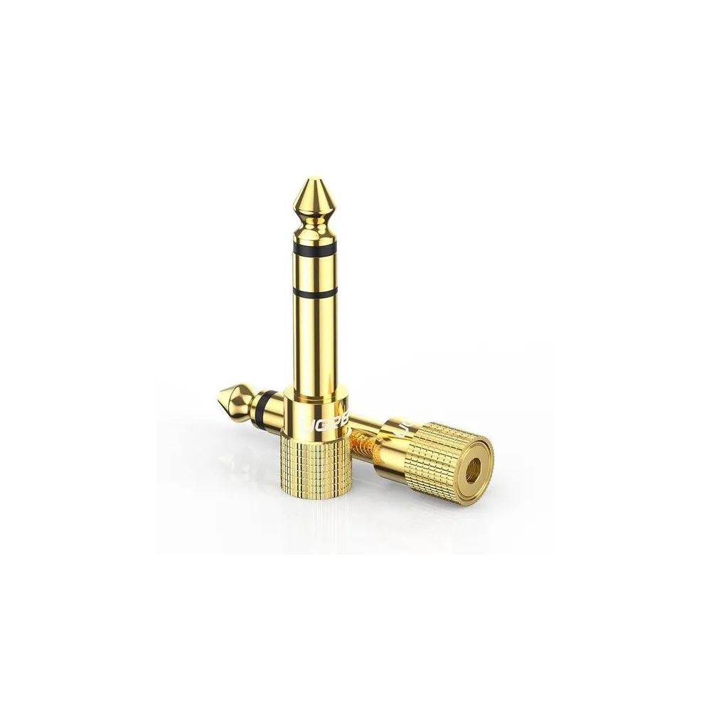 Ugreen 20503 adaptor mufă cablu 6.35mm 3.5mm De aur