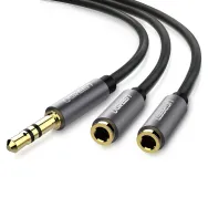 Ugreen 10532 cablu audio 0,2 m 3.5mm 2 x 3.5mm Negru