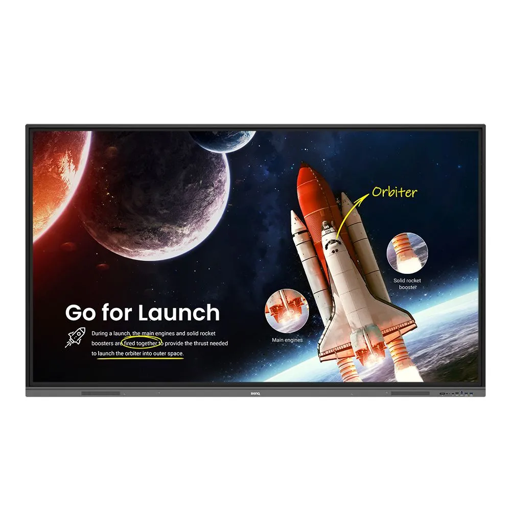 BenQ RE8603 table albe interactive 2,18 m (86") Ecran tactil Negru