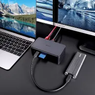 Lindy DST-Pro USB4 Tip dock Antracit