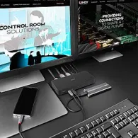 Lindy DST-Pro Universal Tip dock USB 3.2 Gen 2 (3.1 Gen 2) Type-C Negru