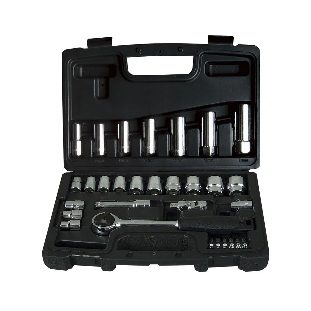 Stanley 1-94-652 Trusa 30 piese tubulare de 3/8 in sistem metric Stanley - 1