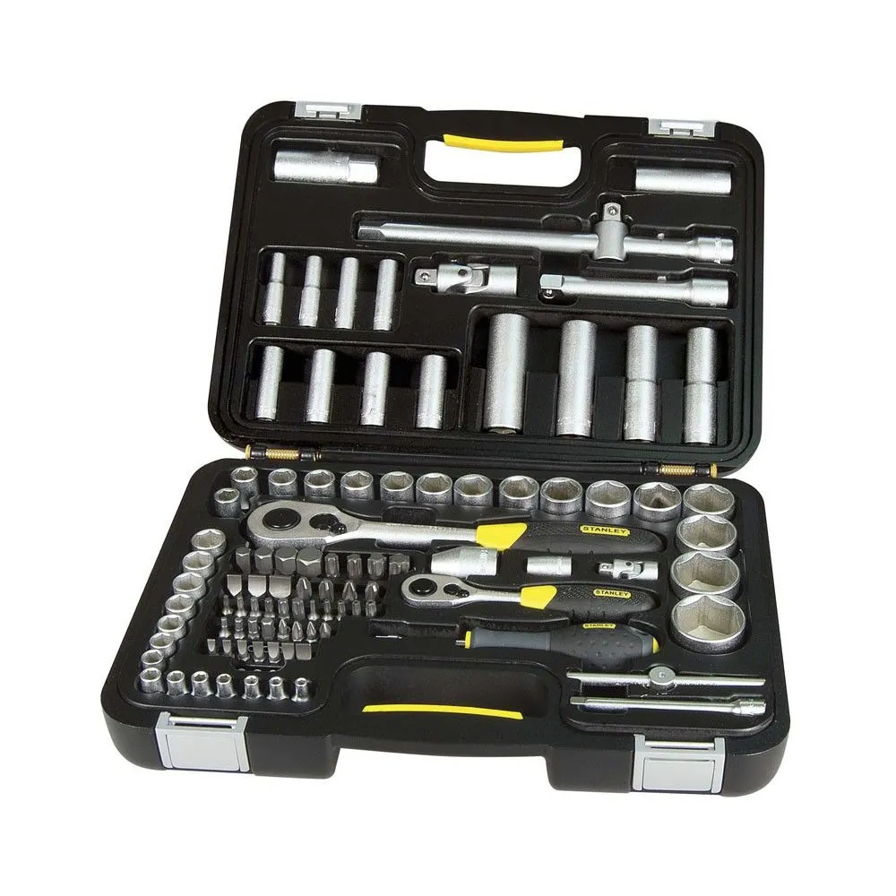 Stanley 1-94-668 Trusa 96 piese tubulare de 1/2 si 1/4 in sistem metric Stanley - 1