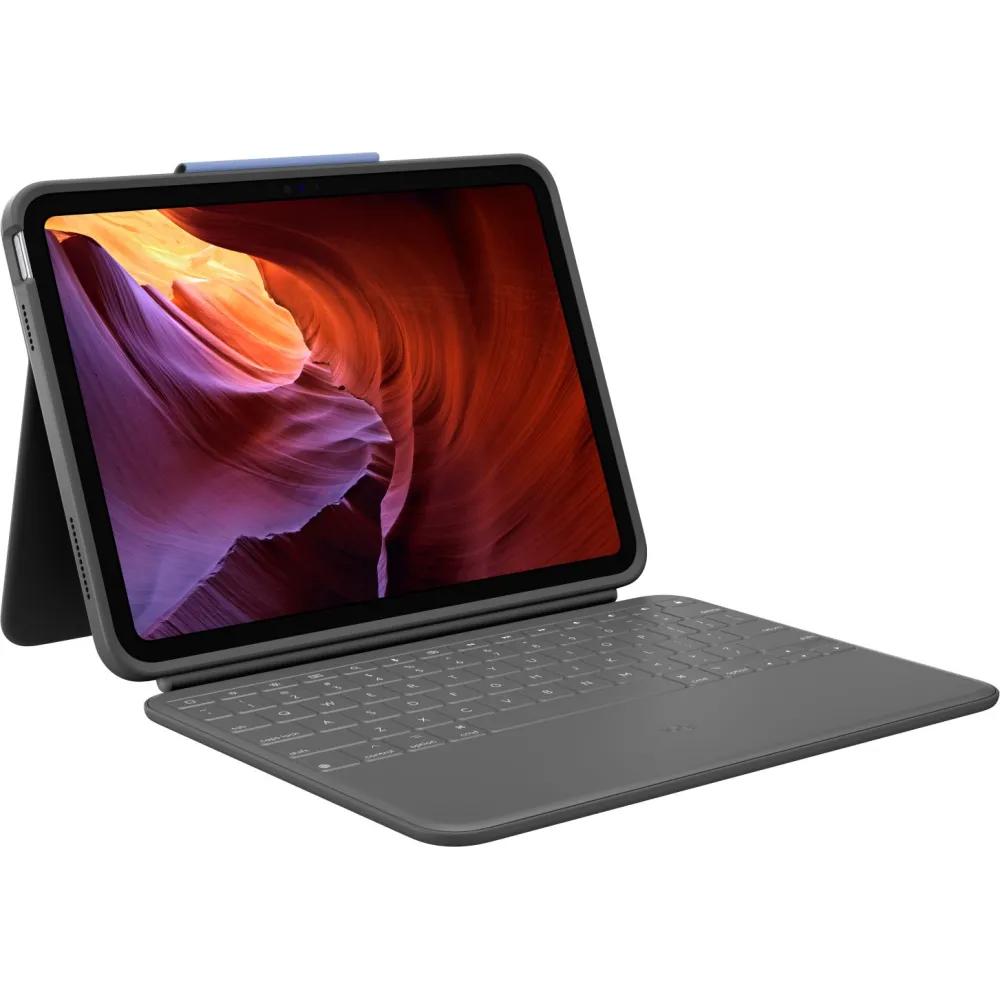 Logitech Rugged Folio Grafit Smart Connector QWERTY US Internațional