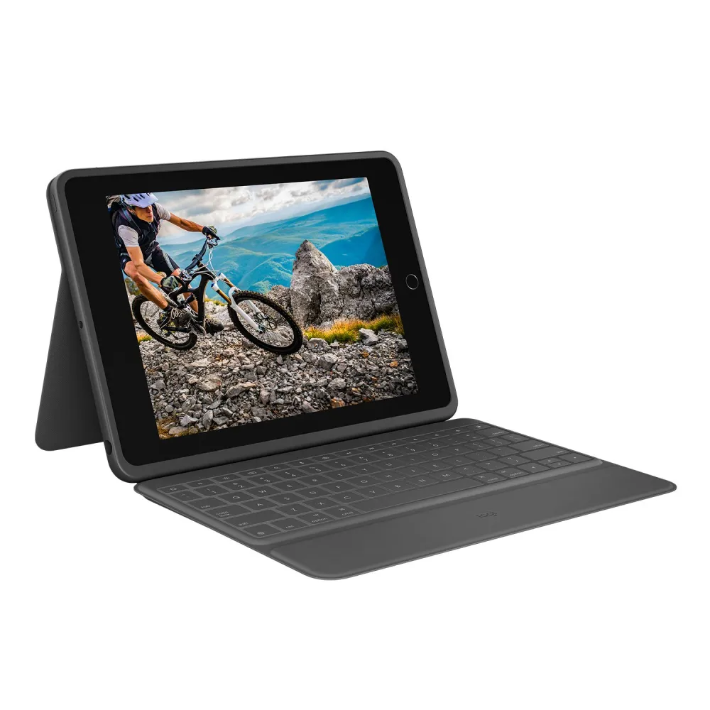 Logitech Rugged Folio Grafit Smart Connector AZERTY Franţuzesc