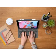 Logitech Slim Folio Grafit Bluetooth AZERTY Franţuzesc