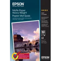 Epson Matte Paper Heavy Weight - A4 - 50 de coli
