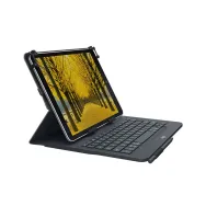 Logitech Universal Folio with integrated keyboard for 9-10 inch tablets Negru Bluetooth Daneză