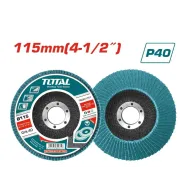 Total - disc abraziv cu zirconiu 115mmx22mm  p40