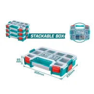 Total - organizator pentru scule din plastic 305mm*230mm*65mm