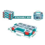 Total - organizator pentru scule din plastic 305mm*230mm*65mm