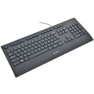 Logitech K280E Pro tastaturi USB QWERTY Rus Negru