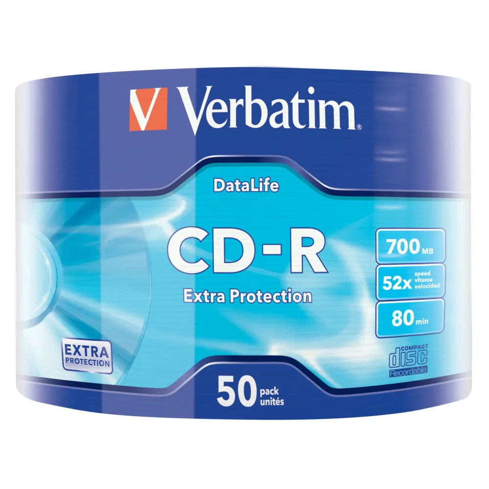 Verbatim CD-R Extra Protection 700 Mega bites 50 buc.