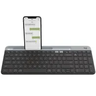 Logitech Slim Multi-Device Wireless Keyboard K580 tastaturi RF Wireless + Bluetooth Nordic Grafit