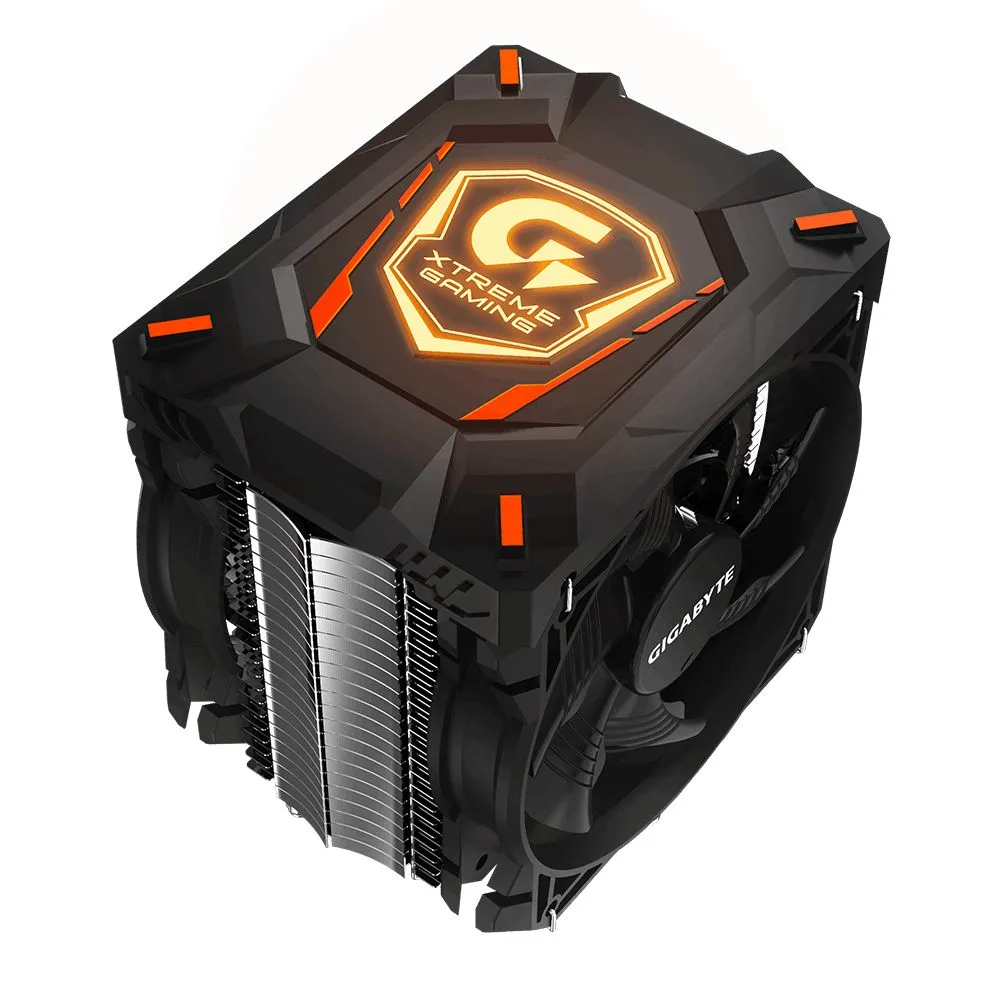 Gigabyte XTC700 sistem răcire computer Procesor Ventilator 12 cm Negru