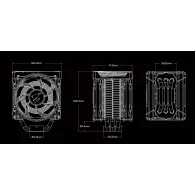 Gigabyte ATC700 Procesor Ventilator 12 cm