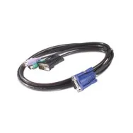 APC KVM PS 2 Cable - 3 ft (0.9 m) Negru 0,91 m