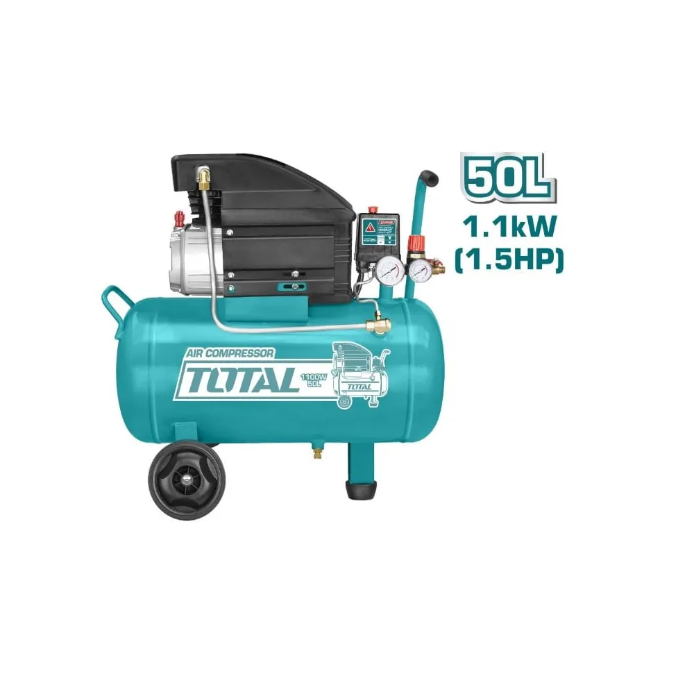 Total - compresor aer 1100w 50l 8bar