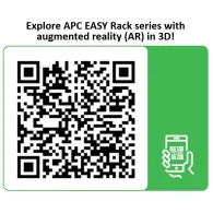 APC Easy Rack 48U Raft de sine stătător Negru